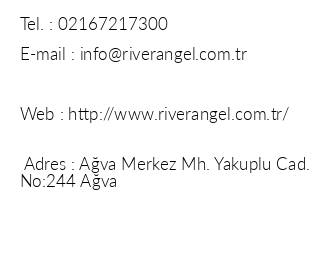 Ava Riverangel Hotel iletiim bilgileri